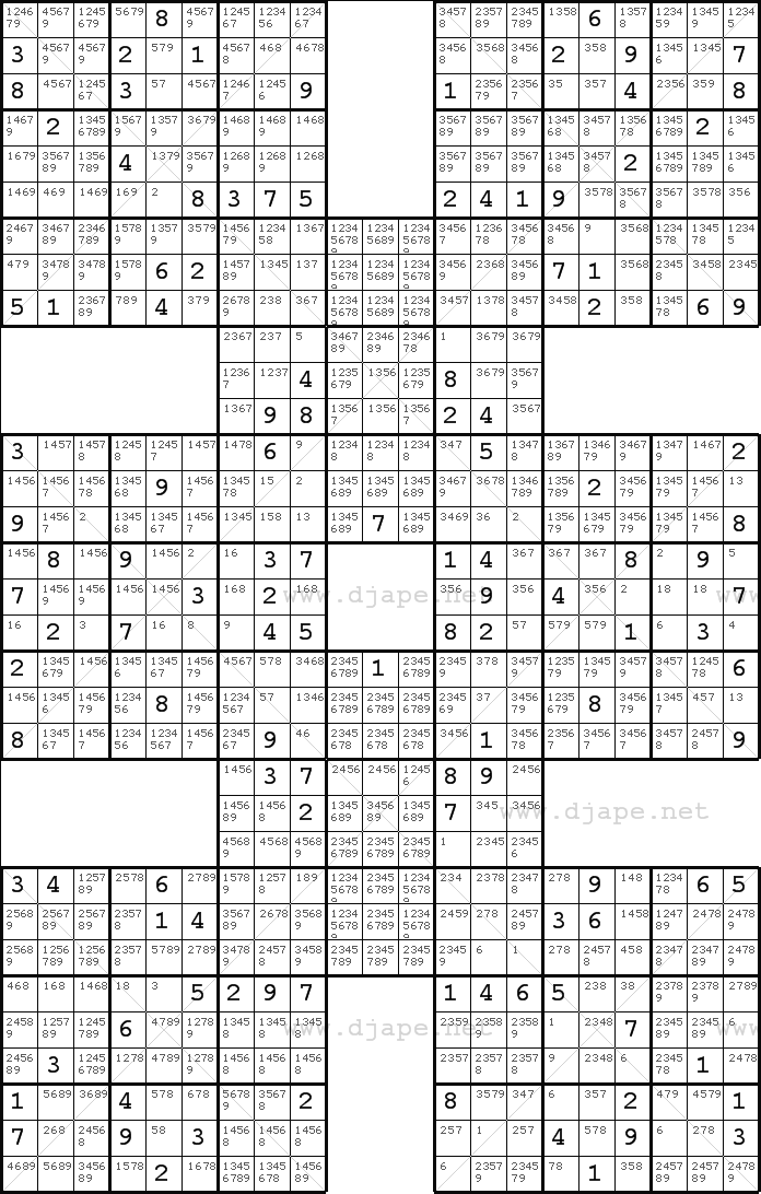 Harakiri Sudoku X