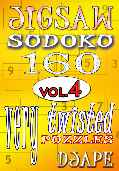 Jigsaw Sudoku Book volume 4