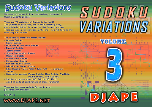 Sudoku variations volume 3 512px