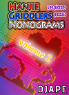 Griddlers Nonograms Hanjie book, 100 picture  puzzles, volume 2