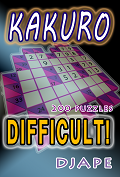 Difficult Kakuro book
